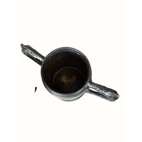 Antique Rockford Silver P Co. Sugar & Cream Dish floral etched rare - Picture 15 of 15